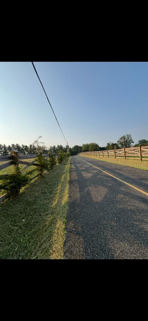 Clean fence line after Firefly trimming
